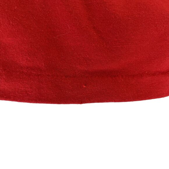 Vintage Mens Delta San Antonio, Texas Single Stitch T-Shirt Sz L Red Made In USA - Picture 8 of 8